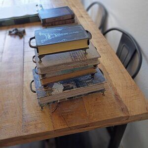 Antique book jewelry boxes